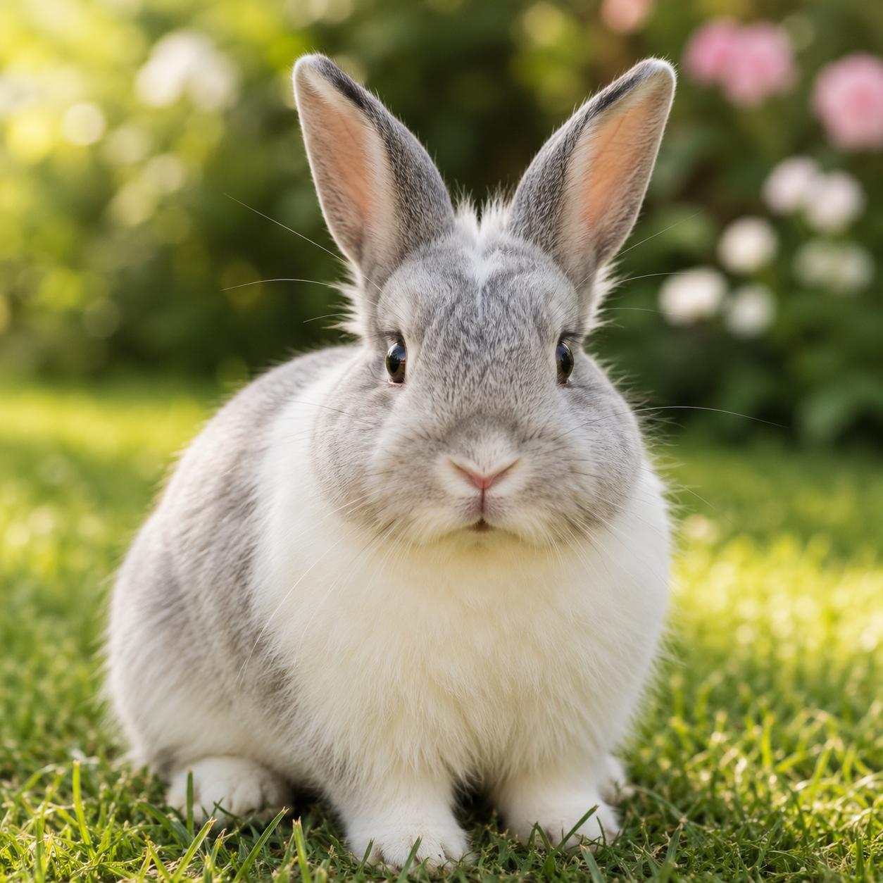 Small pet rabbit
